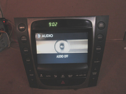 08 09 Lexus Gs350 Radio Stereo Navigation Audio Display  Tty Foto 2