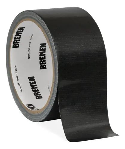 Cinta Multiuso Bremen Alta Adherencia Reforzada Negra, 4.8 Cm X 9 M Negro