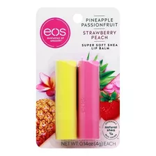 Eos Pack Bálsamos Labiales Duo Pack Pineapple Y Peach