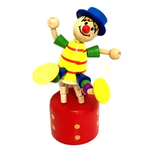 Brinquedo Pedagógico Educativo Em Madeira Fantoche Retrô