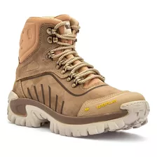 Bota Caterpillar Masculina Couro Confortável Macia Top 9820