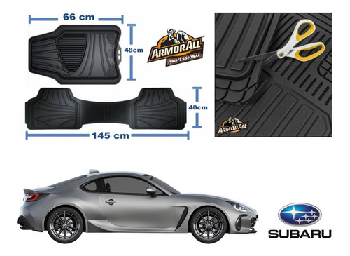 Tapetes Uso Rudo + Cajuela Subaru Brz 2022 A 2025 Armor All Foto 7