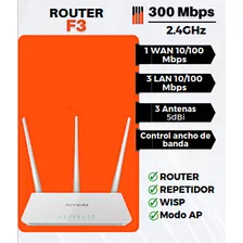 Router Wifi Repetidor Tenda N300 Mbps F3