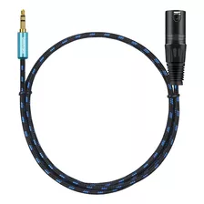 Cable Canon Xlr A Plug 3.5 Stereo Aux 1.5m