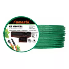 Kit De Manguera Famastil 30 Metros 1/2 + Acople Y Pico Ed