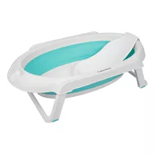 Bañera Para Bebe Carestino Plegable Aguamarina Con Soporte Color Verde Agua