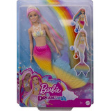 Barbie Dreamtopia Sirena Cambia Color Arcoiris Niñas Muñecas