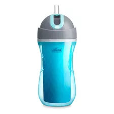 Vaso Termo Entrenador Con Pitillo Chicco 9 Onz Azul