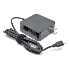 Cargador Tipo Usb C 65w 20v 3.25a Compatible Macbook Negro