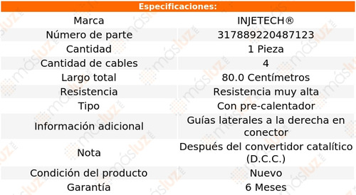 1- Sensor Oxgeno Dcc Saab 9-2x 4 Cil 2.0l 2005 Injetech Foto 2