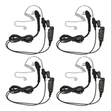 Maximalpower Auriculares Ptt De Tubo De Bobina Transparente