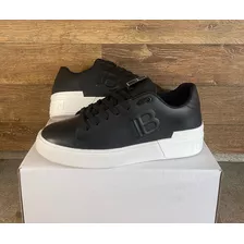 Tênis Balmain Casual Preto Básico Lançamento 