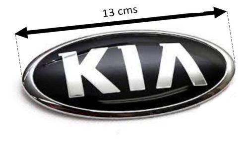 Emblema Kia Frontal O Trasero ( 13cms ) Genrico Foto 2