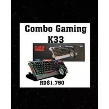 Combo Gaming K33 Teclado Y Mouse 