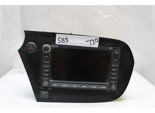 2006-2012 Honda Insight Radio Cd Player Navigation 39540 Tty Foto 5