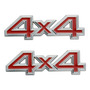 2 Piezas De Emblema 3d De 4 X 4, Calcomanas De Metal Para P