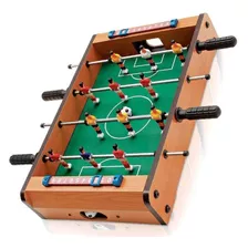 Mini Pebolim Totó Futebol De Mesa 10x31x51cm Bolas E Placar