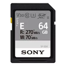 Tarjeta De Memoria Sony Sf-e64 Uhs-ii 64 Gb