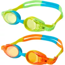 Hurley Kids Swim Goggles - Paquete De 2 Anteojos Antivaho An