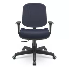 Cadeira Diretor Premium Base Aço Capa Relax Azul Marinho T53