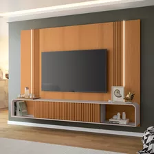 Home Rennes Mdf/mdp Led Tv 85 Polegadas Cinamomo/off White