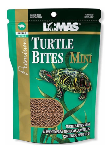 Alimento Para Tortuga Premium Turtle Bites Mini 90grs