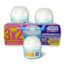 Antihumedad Con Fragancia Aire Pur Mini Pack 3x2