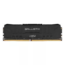 Memoria Ram Ballistix Gamer Color Negro 8gb 1 Crucial Bl8g32c16u4