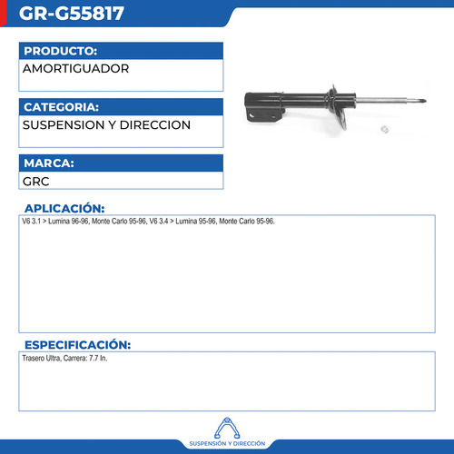 Amortiguador Chevrolet Lumina 1995-1996 Foto 2