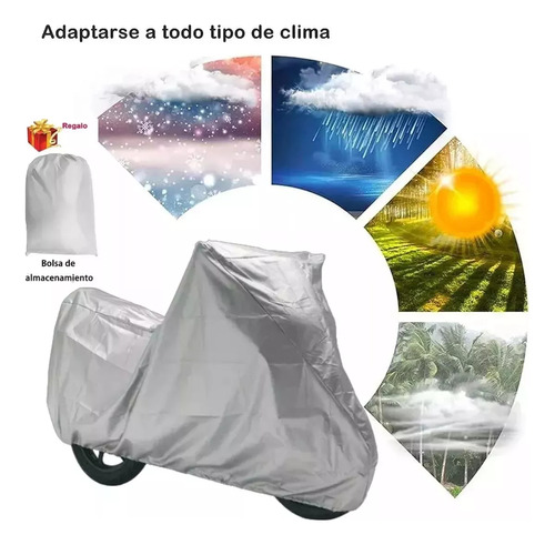 Funda/forro Protector Uso Rudo Para Moto Honda Navi110 Foto 8