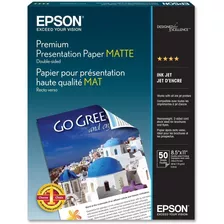 Epson (s ) Papel Matte Ultra Premium Doble Cara (8.5 X 11 Pu