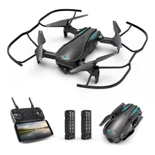 Hr Drone Con Cámara 1080p, Cuadricóptero Rc Plegable Para Pr