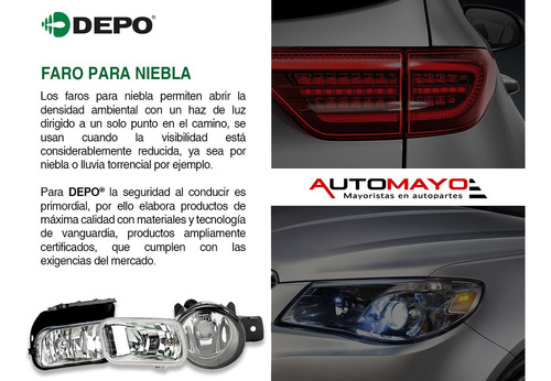 (2) Faros Niebla Depo Ml320 Mercedes-benz 2007 - 2009 Foto 6