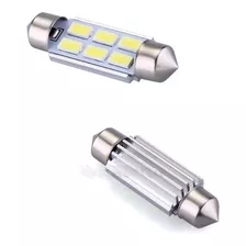 Lâmpada Torpedo 6 Led Smd 5630 Samsung 36 42mm 4000k Quente