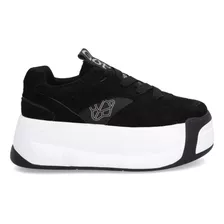 Tenis Plataforma Negra C7325