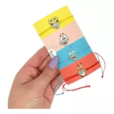 Pulsera Para Compartir Bob Esponja 4 Amigos