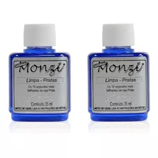 Monzi Limpa Pratas 35ml - Kit 2 Unidades