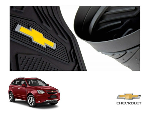 Tapetes Logo Chevrolet + Cajuela Captiva 2008 A 2013 Kit 5pz Foto 5