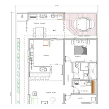 Projetos Prontos Casa Térrea + Área De Lazer - Modelo 190e