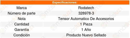 Tensor Accesorios Gmc Safari 4.3l V6 87_89 Rodatech 5658665 Foto 2