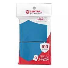 Central Shield Matte Azul 100 Sleeves Pokemon Magic