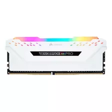 Memoria Ram Vengeance Rgb Pro Gamer Color Blanco 16gb 2 Corsair Cmw16gx4m2c3200c16