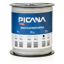 Cinta Electroplastica De 100 Metros X 40 Mm Para Equinos