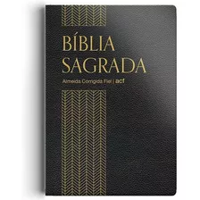 Bíblia Sagrada | Acf | Letra Normal | Capa Luxo Preta