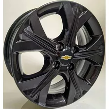 Jogo De Rodas Chevrolet Onix Aro 14 Furação 4x100 Black