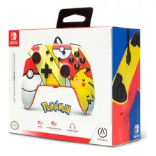 Controle Power A Nintendo Switch - Pikachu Pop Art - Novo