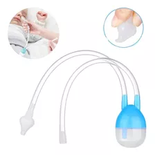 Aspirador Nasal Para Bebes Saca Mocos Con Deposito Color Azul