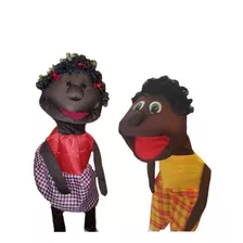 Fantoche Plus Menino E Menina Afro