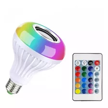 Lampada Luz Led Rgb Bluetooth Música Caixa Som 