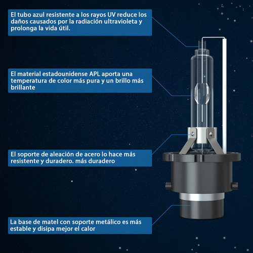 Faros Delanteros De Xenn Hid D4s Para Toyota Honda Luz De C Foto 6